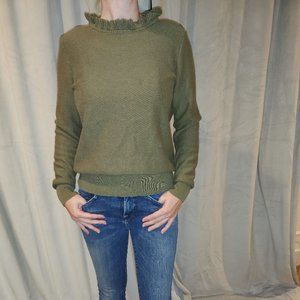 Merino wool mock turtleneck sweater